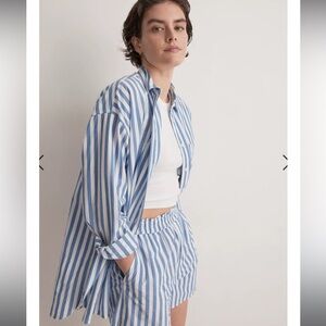 Madewell Signature Poplin Oversized Shirt